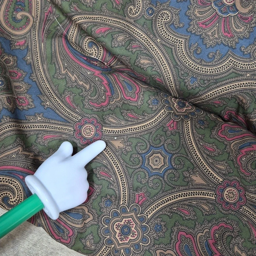 RALPH LAUREN Brianna Elizabeth Paisley Brown Comforter Twin